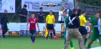 PRO-PALESTÍNSKI DEMONŠTRANTI ZAÚTOČILI V RAKÚSKU NA IZRAELSKÝ FUTBALOVÝ TÍM